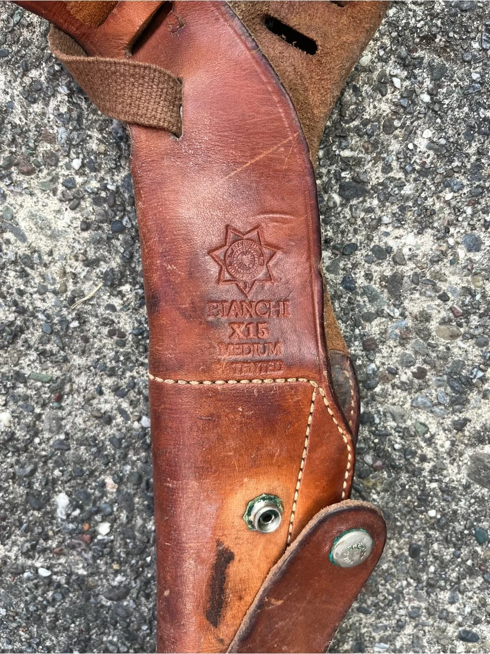 Black Tactical Belt Holster Set - Leather and Nylon